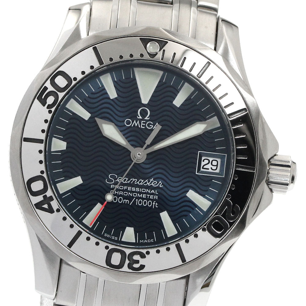 OMEGA Seamaster300 Jack Mayol 2554.80 blue Dial Automatic Boy's Watch_878423