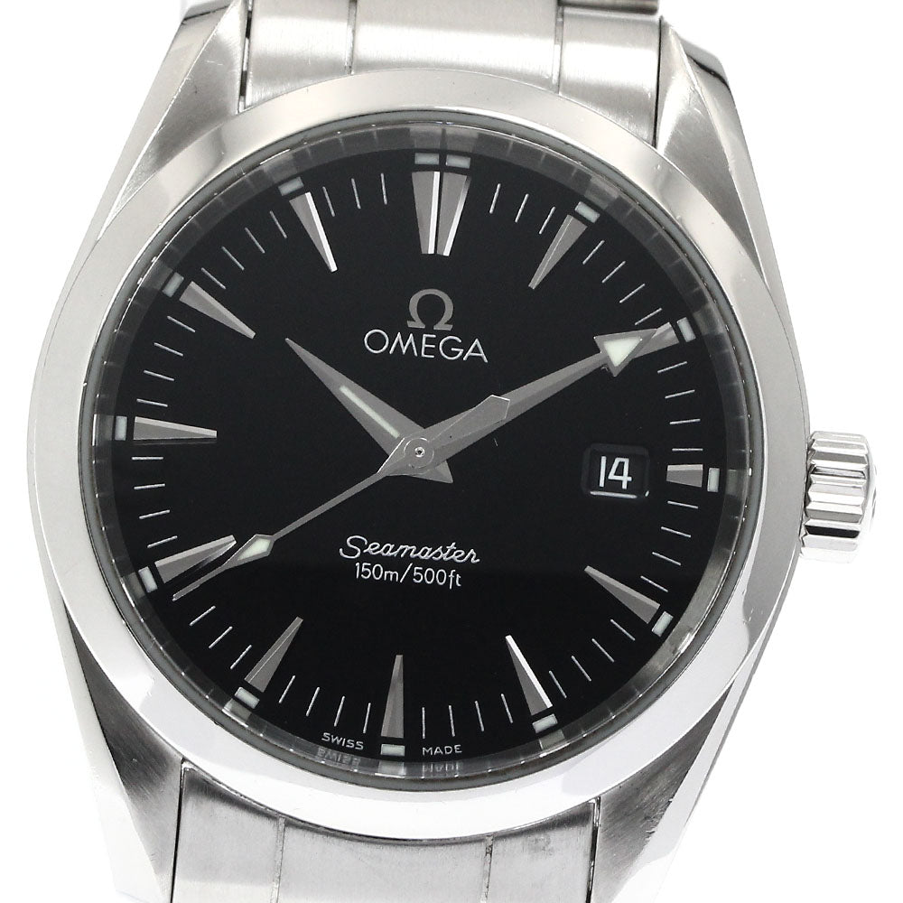OMEGA Seamaster Aqua Terra 2518.50 Date Black Dial Quartz Boy's Watch_878424