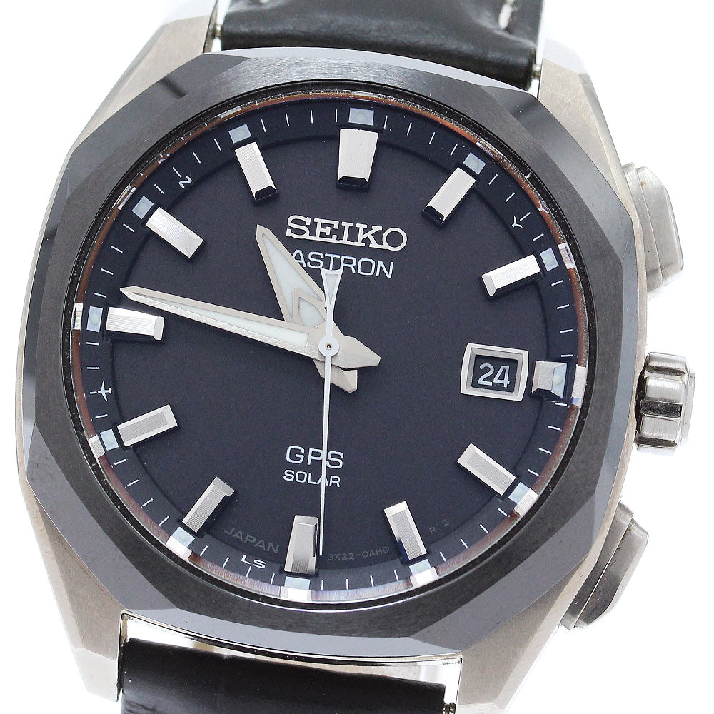 SEIKO Astron Origin SBXD007/3X22-0AD0 GPSSolar Powered black Dial Solar Powered Radio Men's Watch_878431