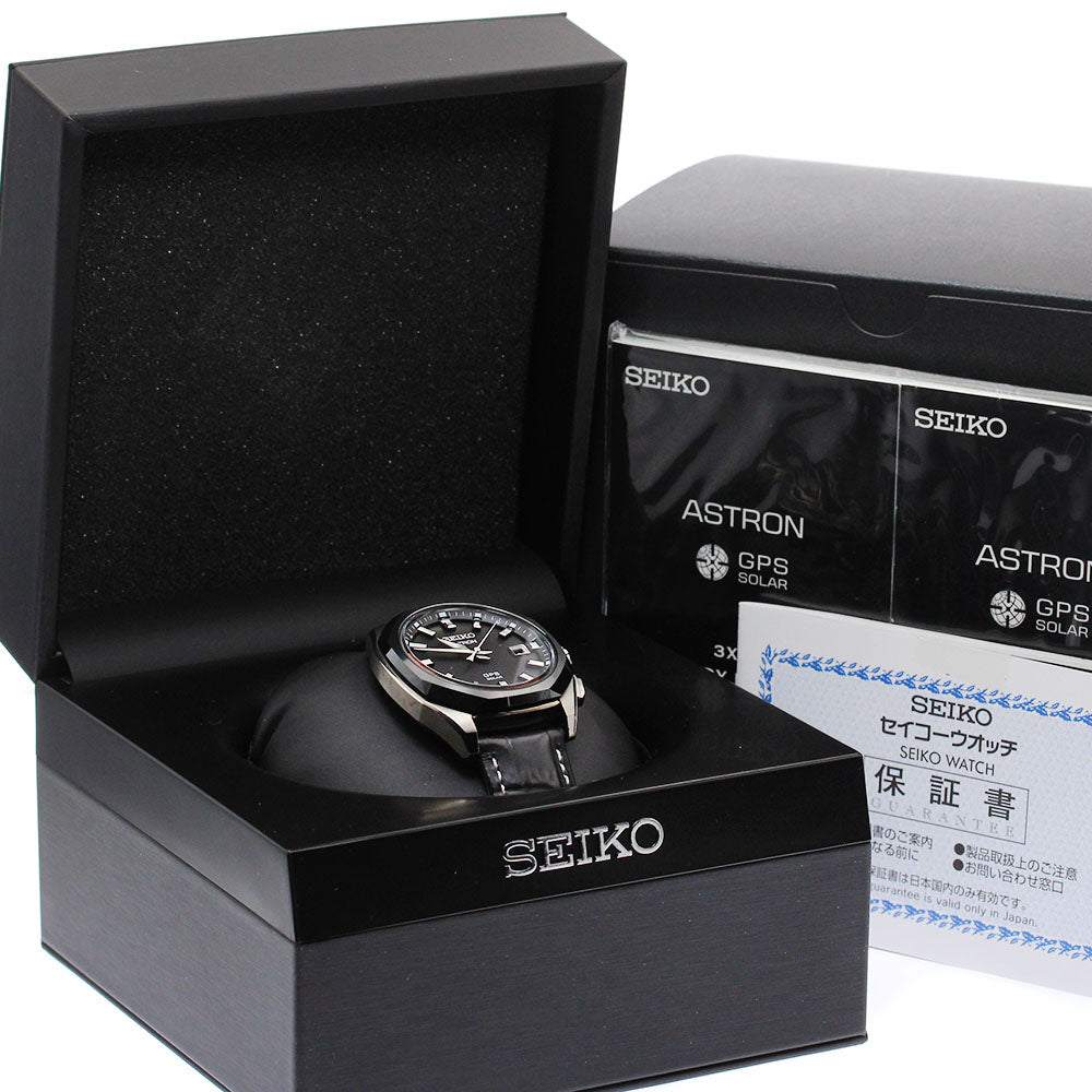 SEIKO Astron Origin SBXD007/3X22-0AD0 GPSSolar Powered black Dial Solar Powered Radio Men's Watch_878431