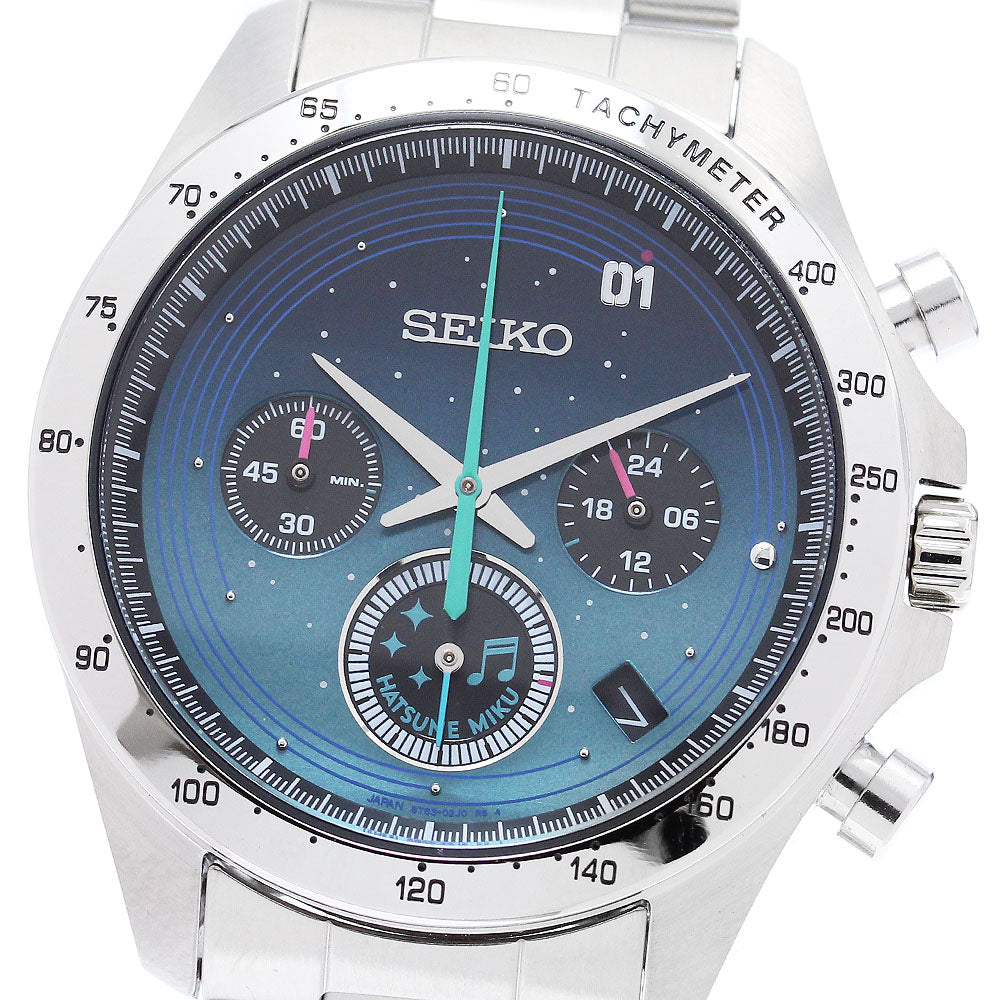 SEIKO Spirit HATSUNE MIKU Happy 16th Birthday 8T63-02J0 Quartz Men's_878432