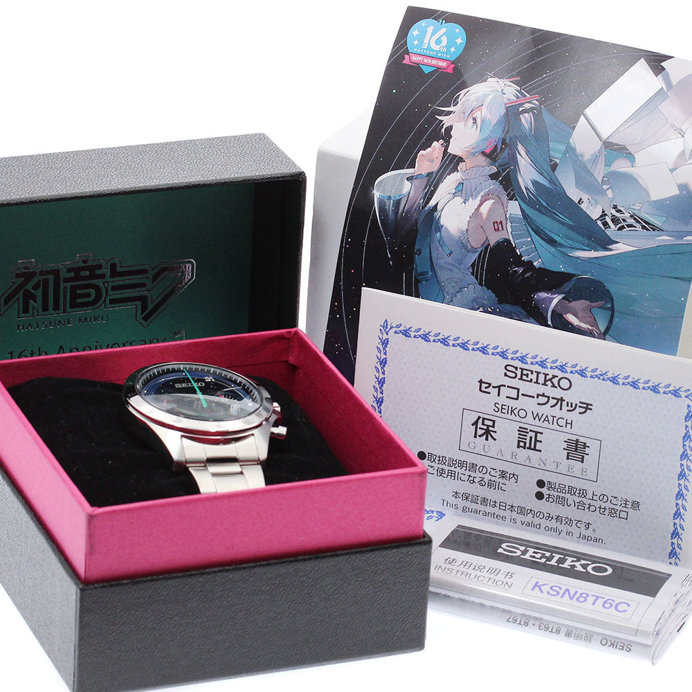 SEIKO Spirit HATSUNE MIKU Happy 16th Birthday 8T63-02J0 Quartz Men's_878432