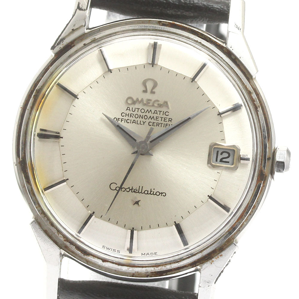 OMEGA Constellation 168.005 Date 12-sided Cal.564 Silver Dial Automatic Men's Watch_878434