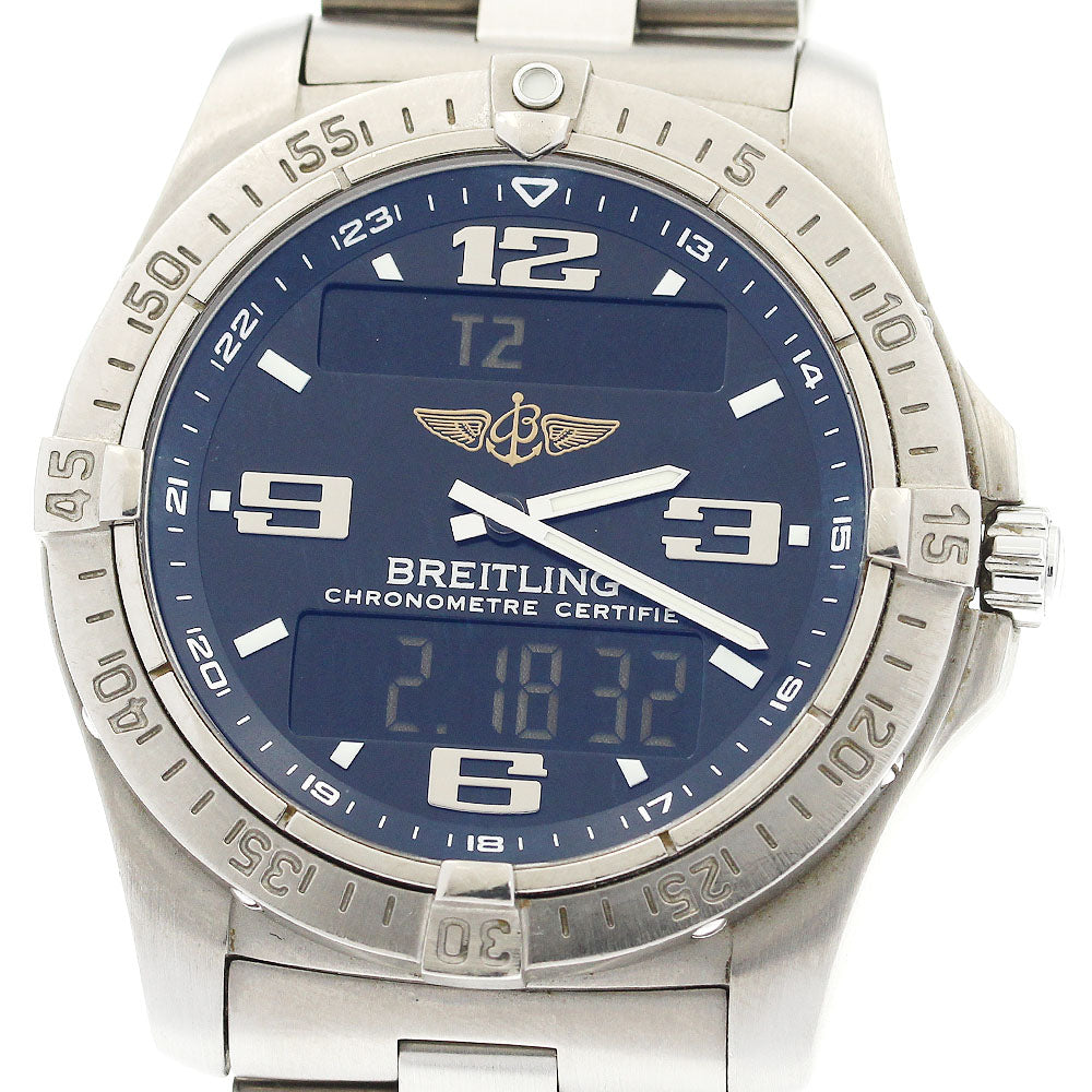 BREITLING Aerospace E79362 black Dial Quartz Men's Watch_878459
