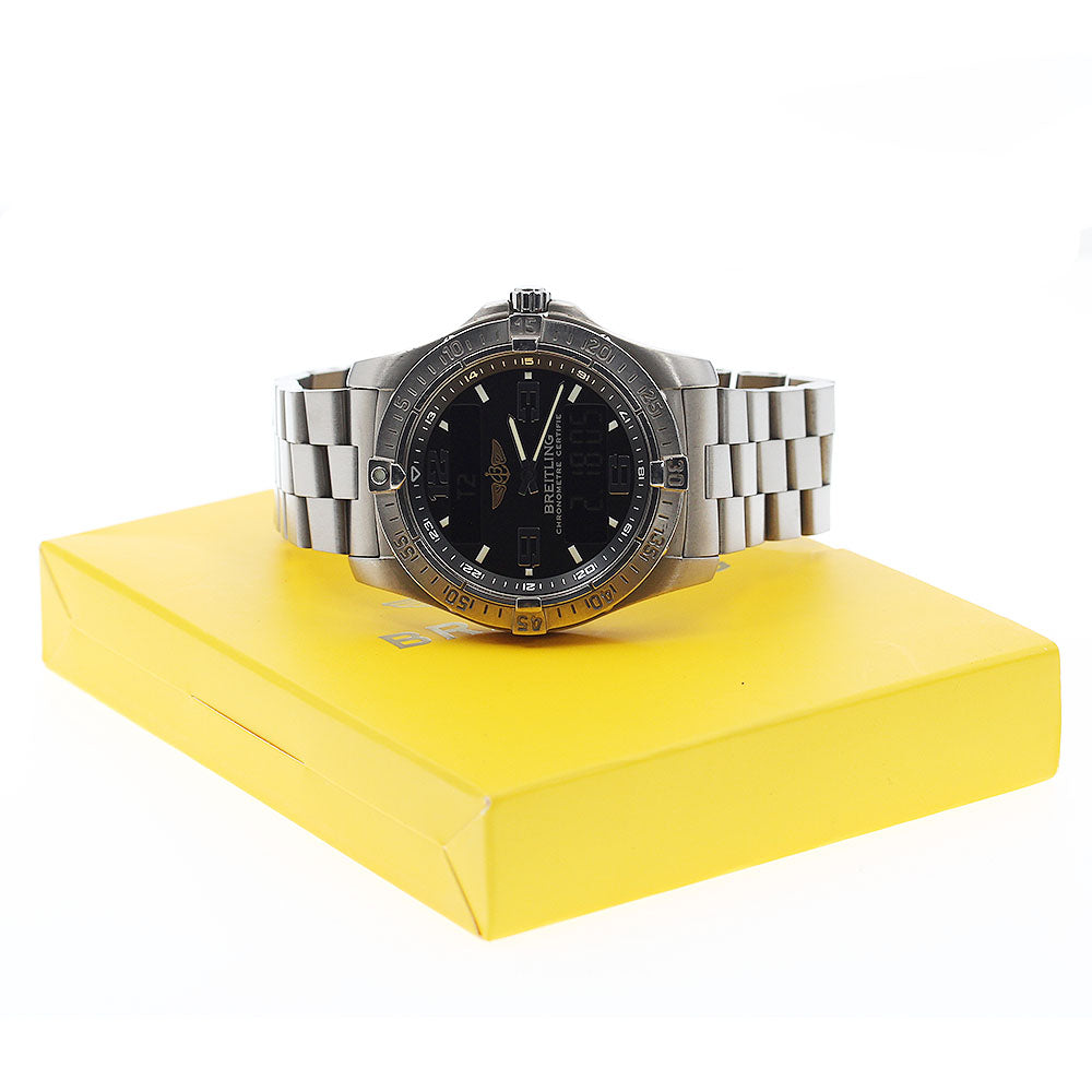 BREITLING Aerospace E79362 black Dial Quartz Men's Watch_878459