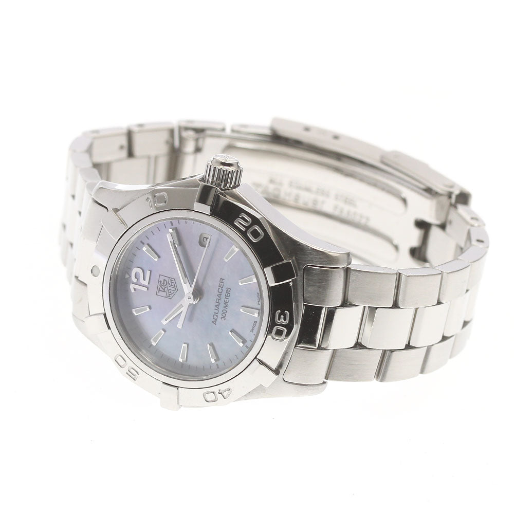 TAG HEUER Aquaracer WAF1417 Date Blue shell Dial Quartz Ladies Watch_878469
