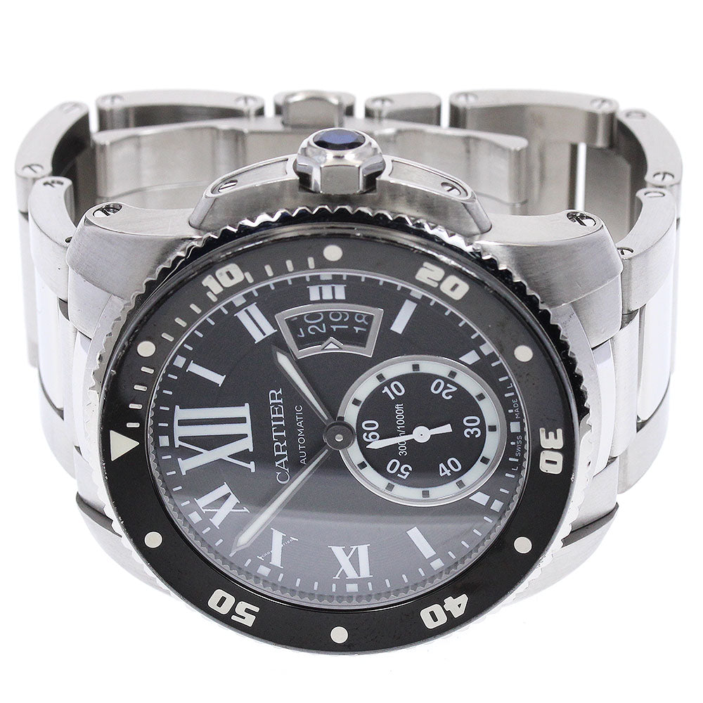 CARTIER Calibre de Cartier Diver W7100057 Date Automatic Men's Watch_878532
