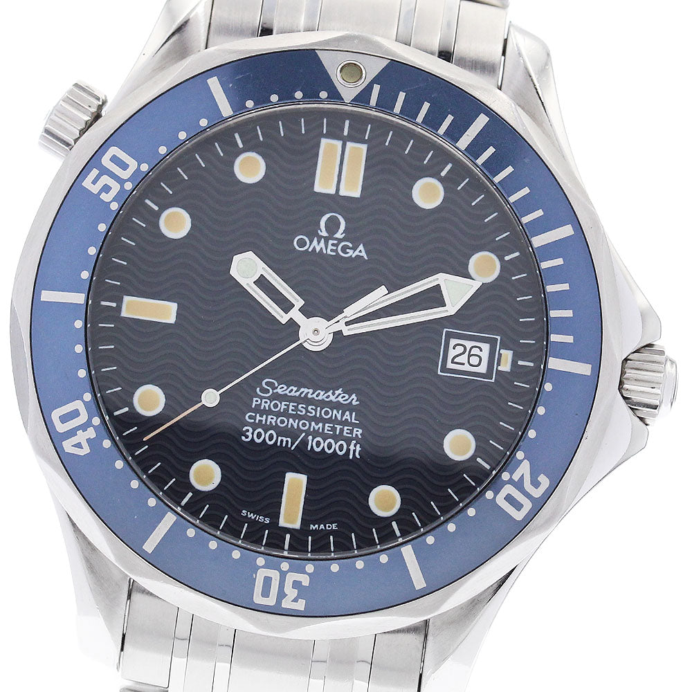 OMEGA Seamaster300 2531.80 Date Navy Dial Automatic Men's Watch_878542