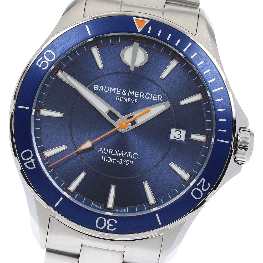 Baume & Mercier Clifton Club M0A10378 Date Blue Dial Automatic Men's_878553