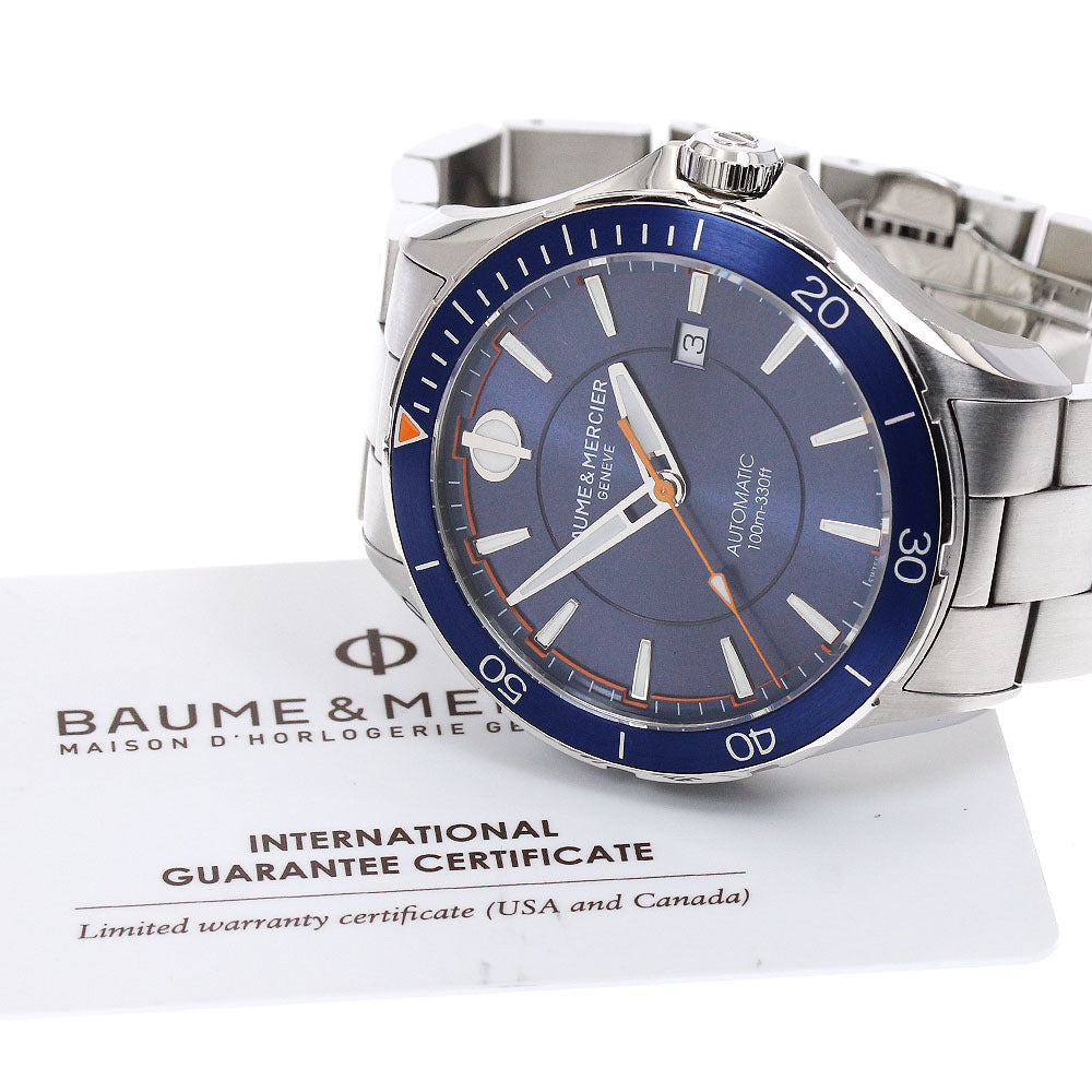 Baume & Mercier Clifton Club M0A10378 Date Blue Dial Automatic Men's_878553