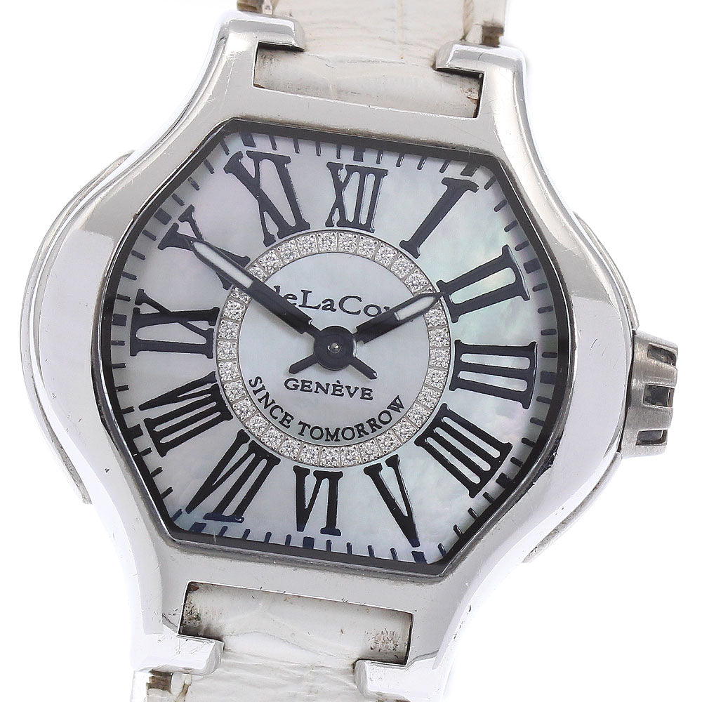 deLaCour Leap XS WAST2613-1672 Diamond White shell Dial Quartz Ladies Watch_878557