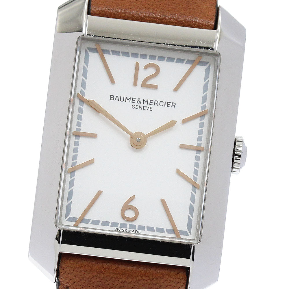 Baume & Mercier Hampton M0A10472 white Dial Quartz Ladies Watch_878559