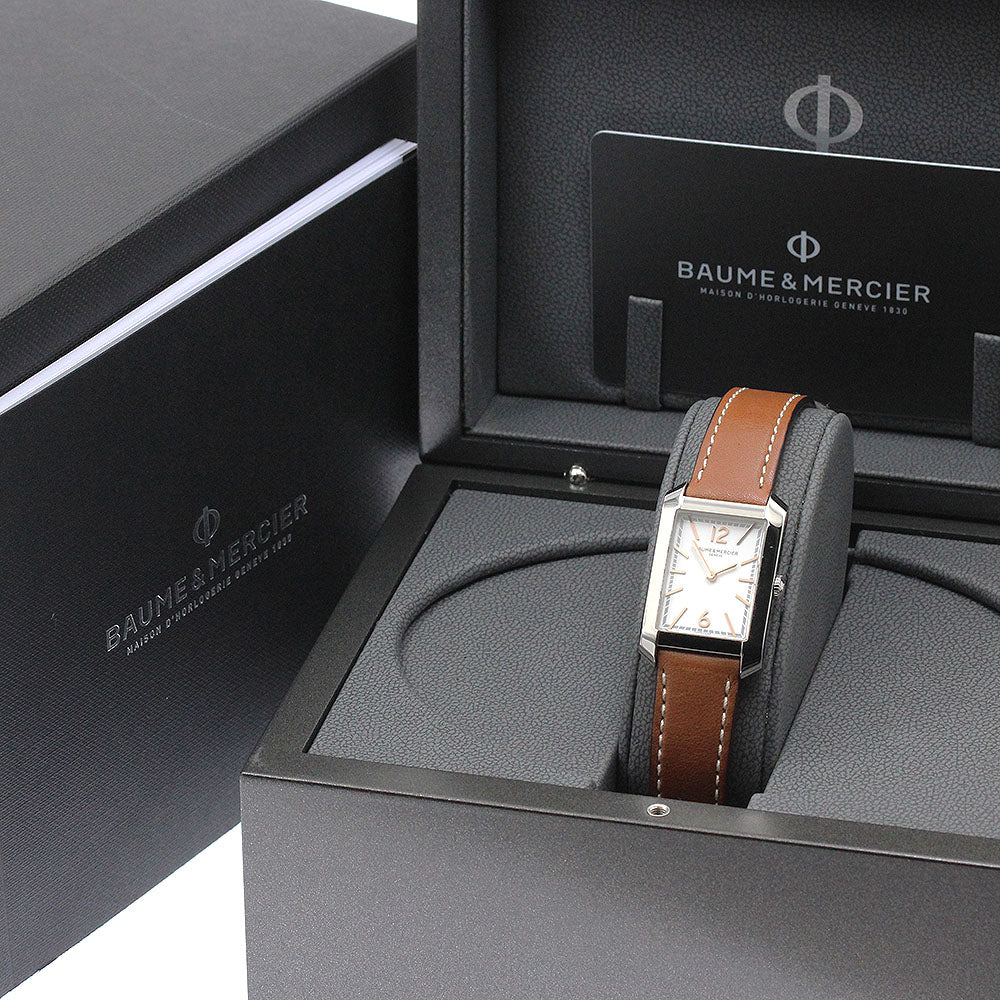 Baume & Mercier Hampton M0A10472 white Dial Quartz Ladies Watch_878559