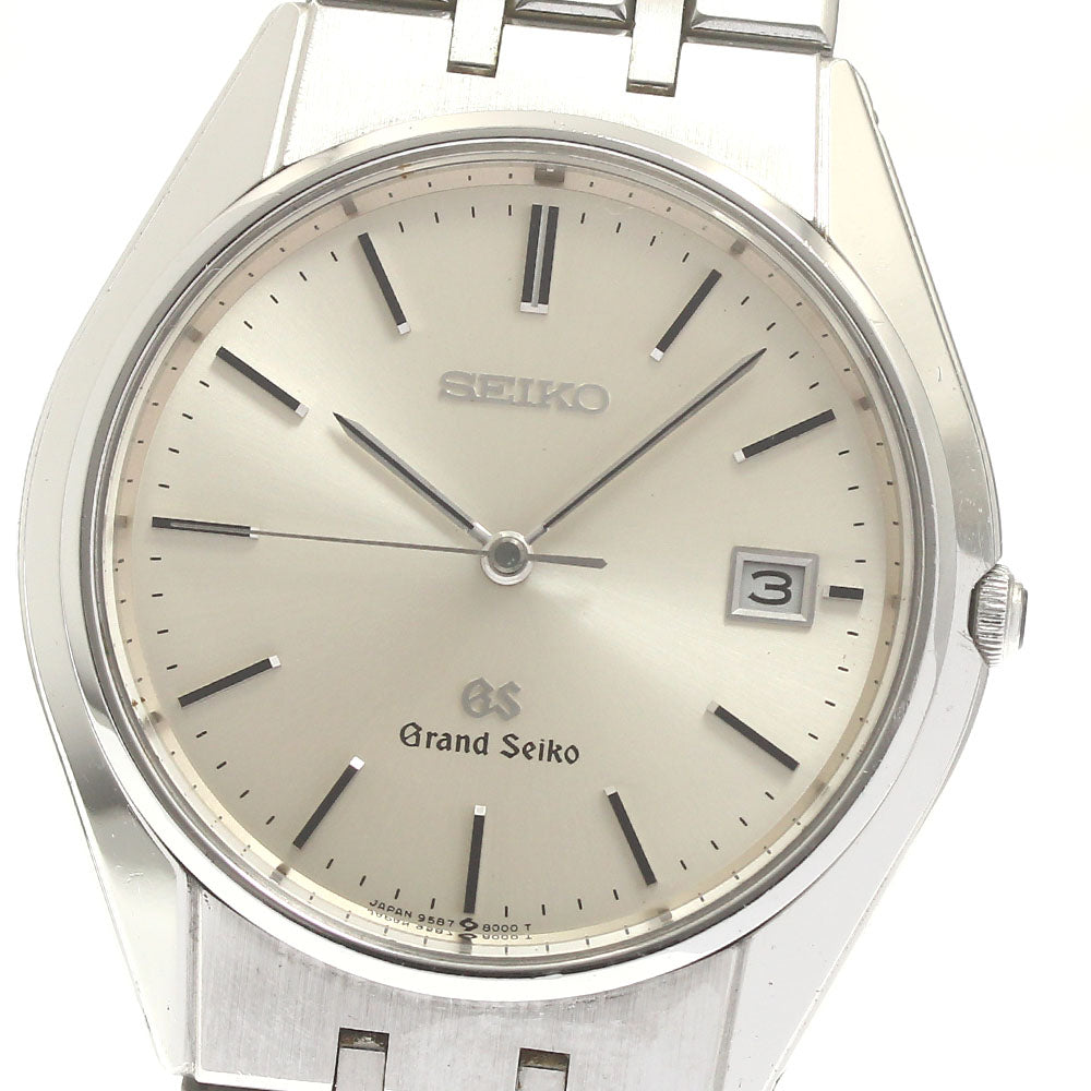 SEIKO Grand Seiko SBGS003/9587-8000 Date Silver Dial Quartz Men's Watch_878560
