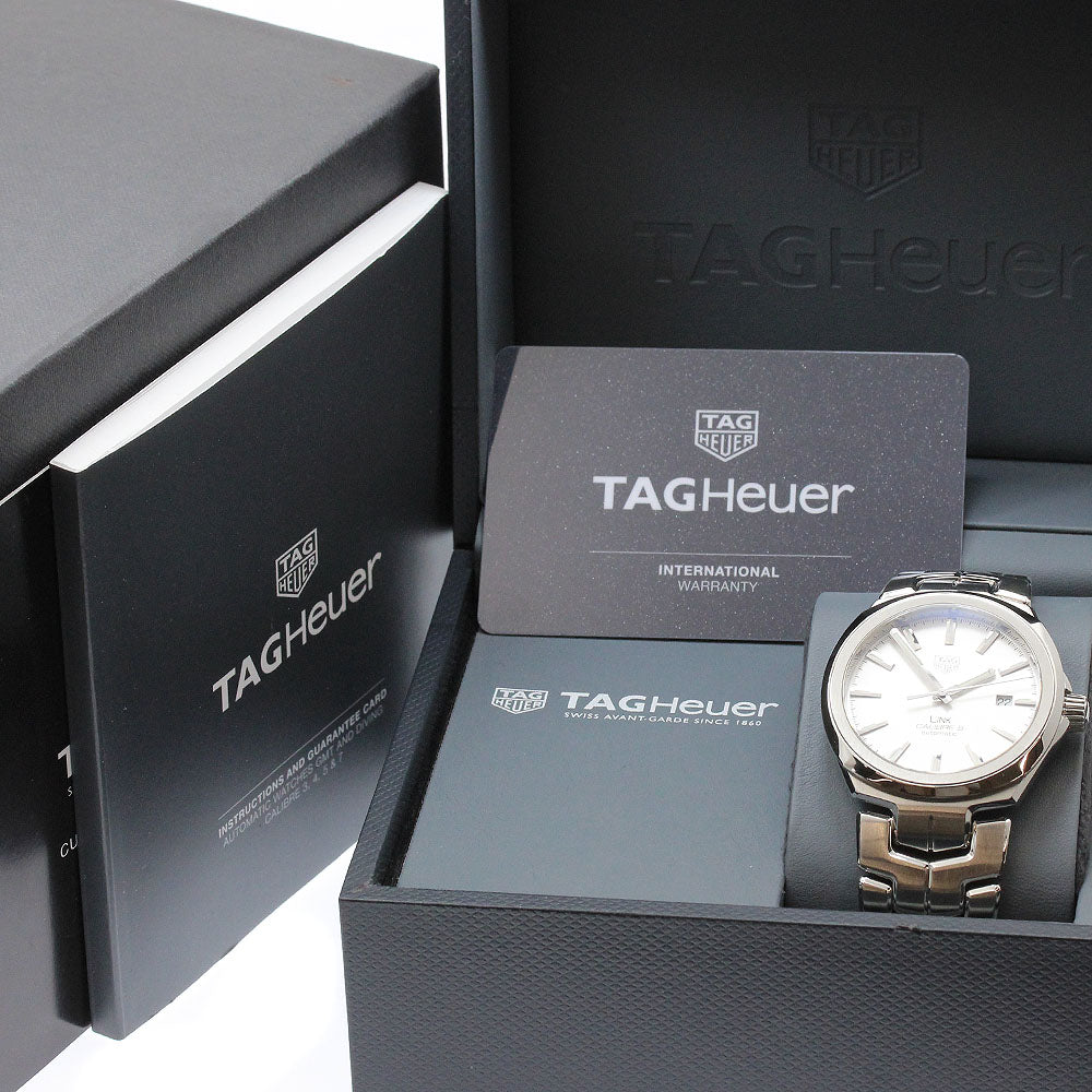 TAG HEUER Link caliber 5 WBC2111 Date Silver Dial Automatic Men's Watch_878577