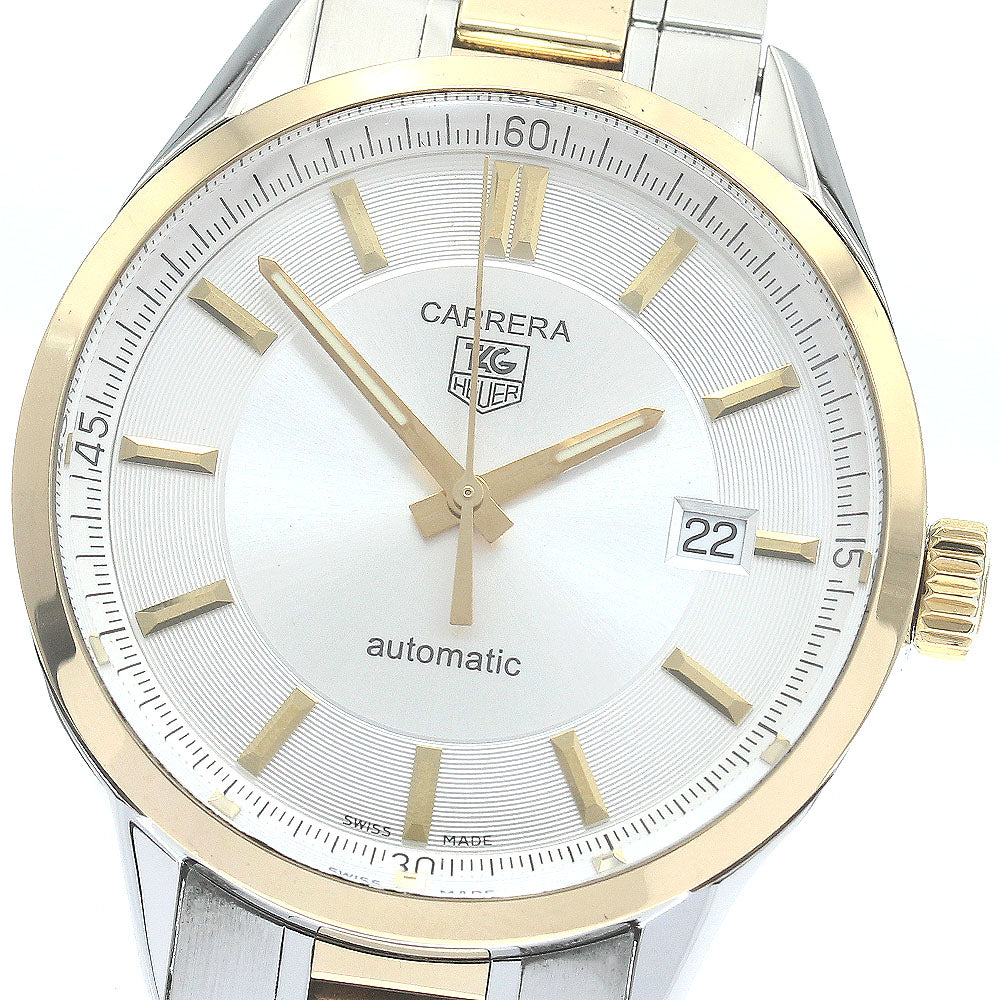 TAG HEUER Carrera Caliber 5 WV215A YG2 tone date Automatic Men's Watch_878588