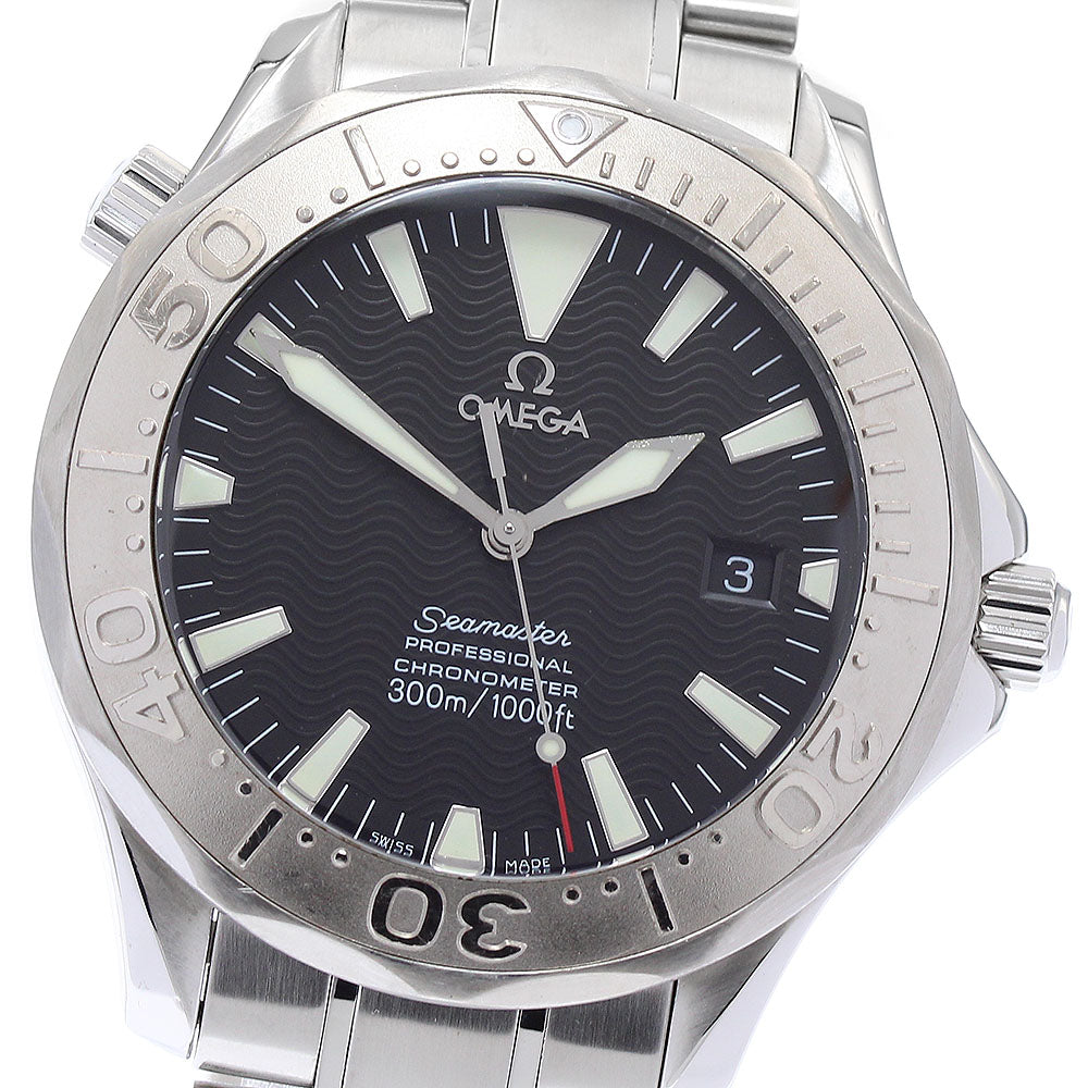 OMEGA Seamaster300 2230.50 WG bezel black Dial Automatic Men's Watch_878600