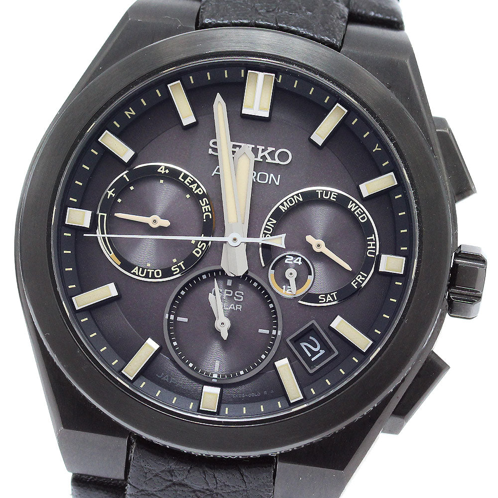 SEIKO Astron Nexter SBXC131 BIOHAZARD: DEATH ISLAND collaboration limited edition model black Dial Solar Powered Radio Men's Watch_878620