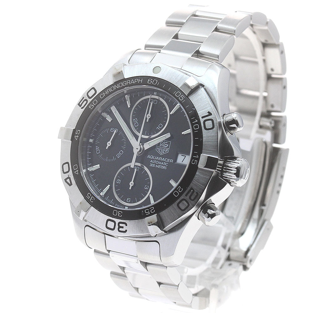 TAG HEUER Aqua racer CAF2110 Chronograph black Dial Automatic Men's Watch_878622