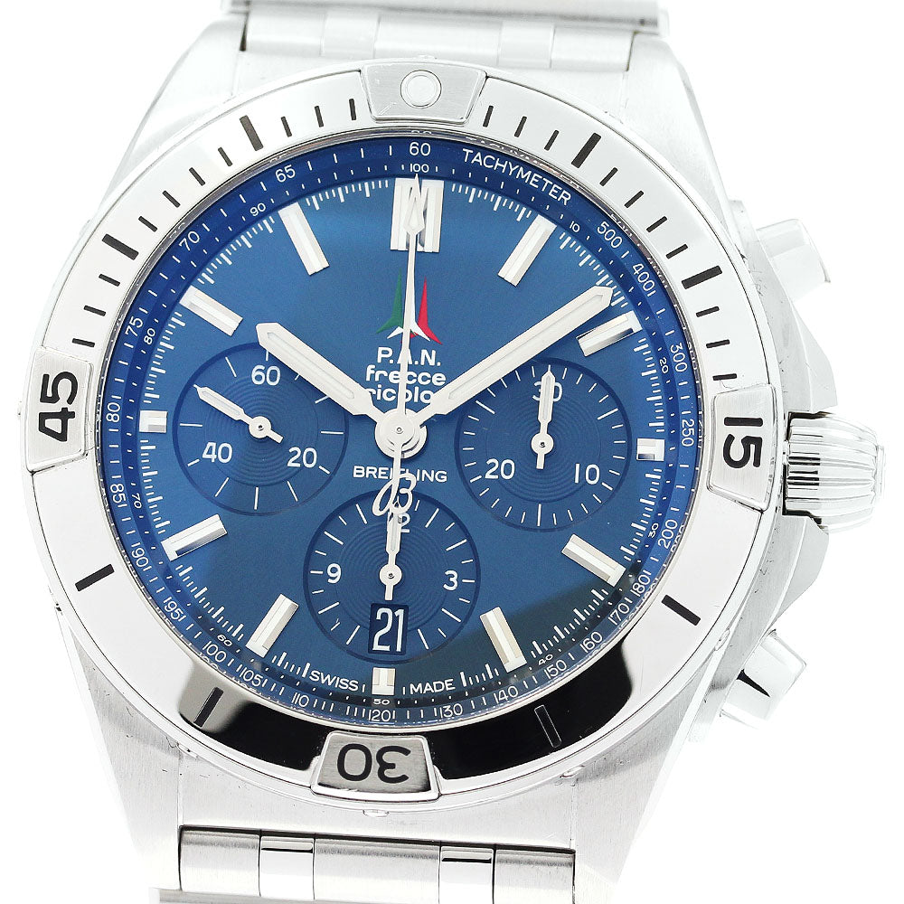 BREITLING Chronomat B01 42 AB0134 Japan edition Navy Dial Automatic Men's_878626