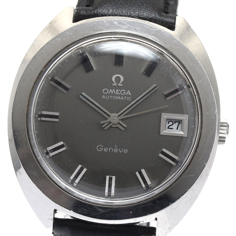 OMEGA Geneve 166.721 Cal.565 Date Silver Dial Automatic Men's Watch_878633