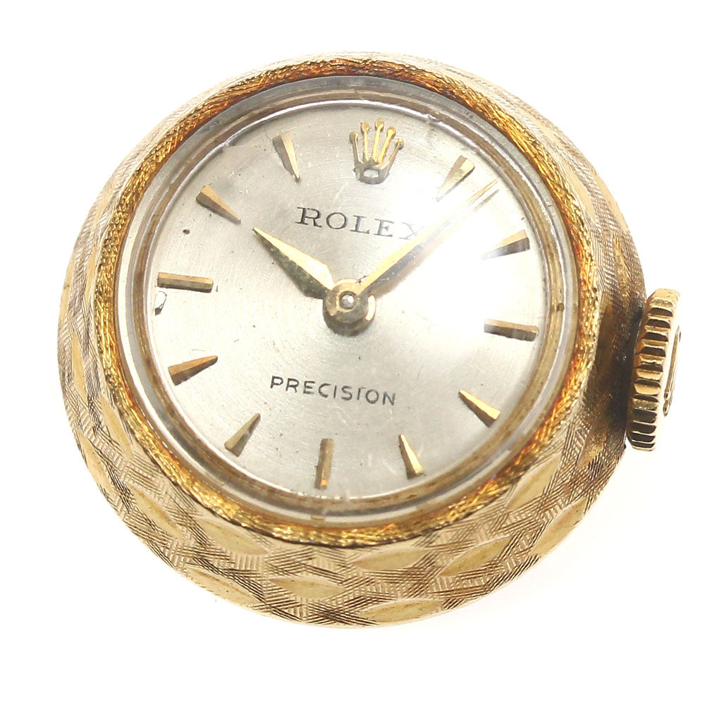 ROLEX Precision K18YG Vintage cal.282 Silver Dial Hand Winding Ladies_878642