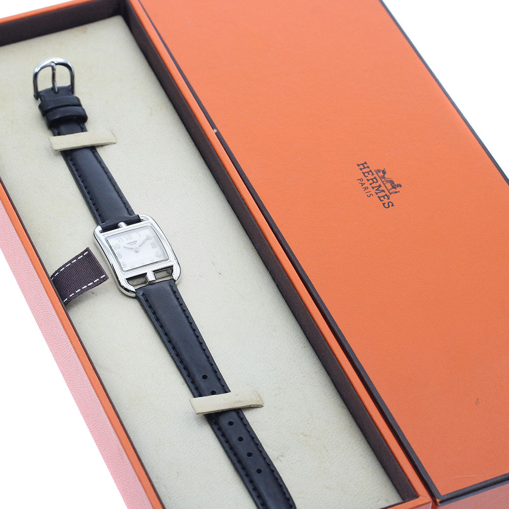 HERMES Cape Cod CC1.210 White shell Dial Quartz Ladies Watch_878649