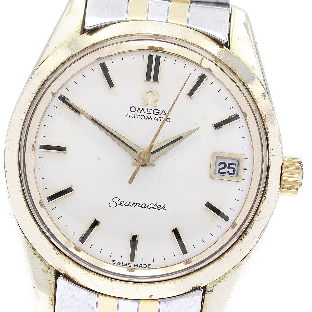 OMEGA Seamaster 166.010-6 Date Cal.565 Silver Dial Automatic Men's Watch_878651