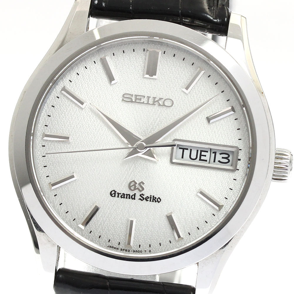SEIKO Grand Seiko SBGT001/9F83-9A00 Day date Silver Dial Quartz Men's _878666