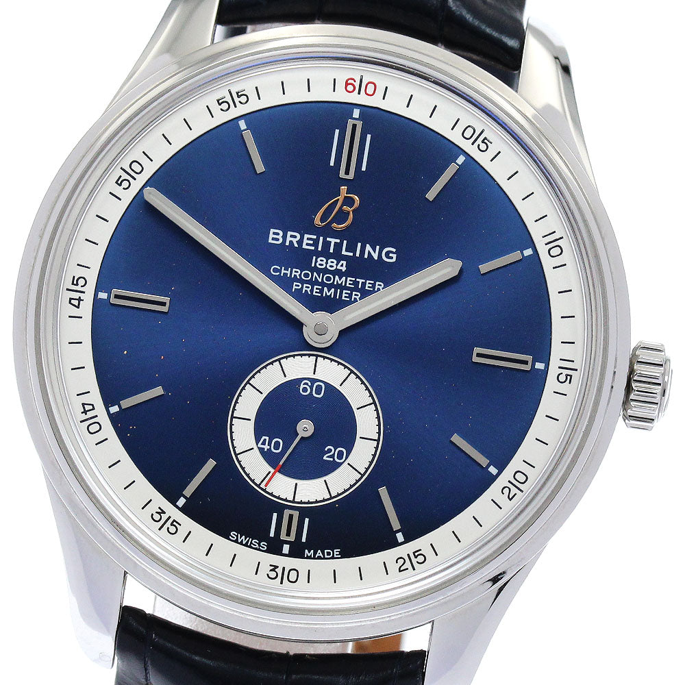 BREITLING Premier Automatic 40 A37340 Small seconds Navy Dial Automatic Men's Watch_878679