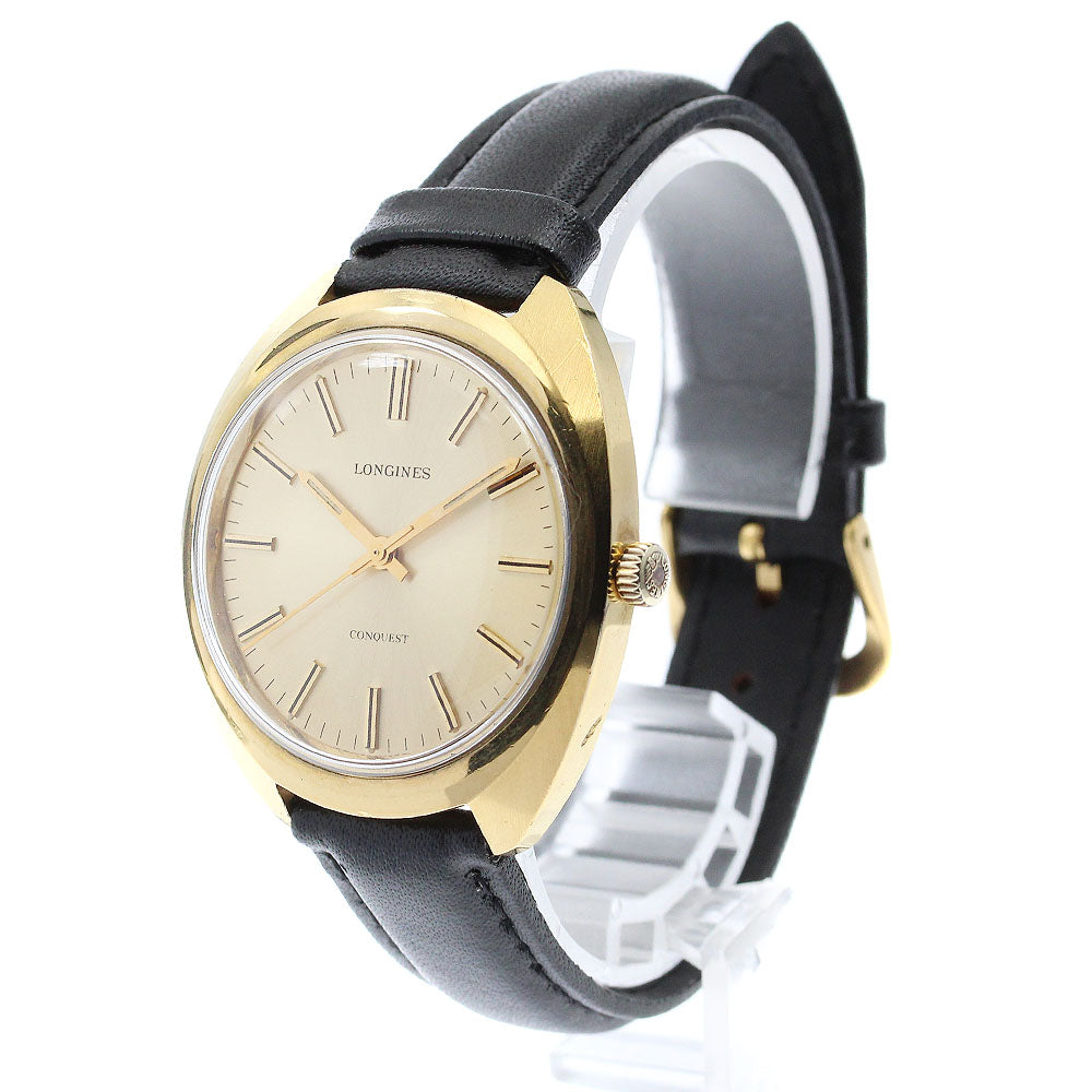 LONGINES Conquest Vintage Gold Dial Hand Winding Men's Watch_878701