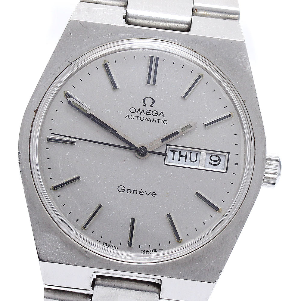 OMEGA Geneve 166.0125 Cal.1022 Day Date Silver Dial Automatic Men's Watch_878707