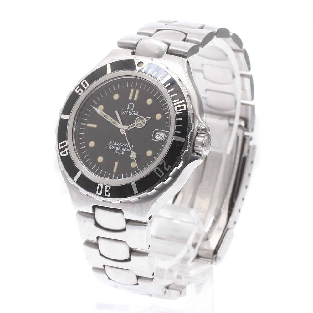 OMEGA Seamaster200 Date black Dial Quartz Men's Watch_878730