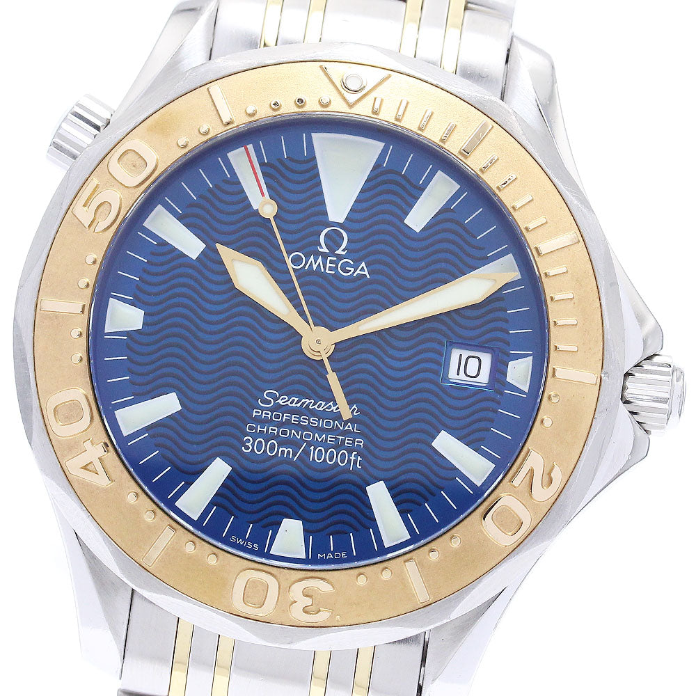 OMEGA Seamaster300 Professional 2455.80 Date blue Dial Automatic Men's_878733