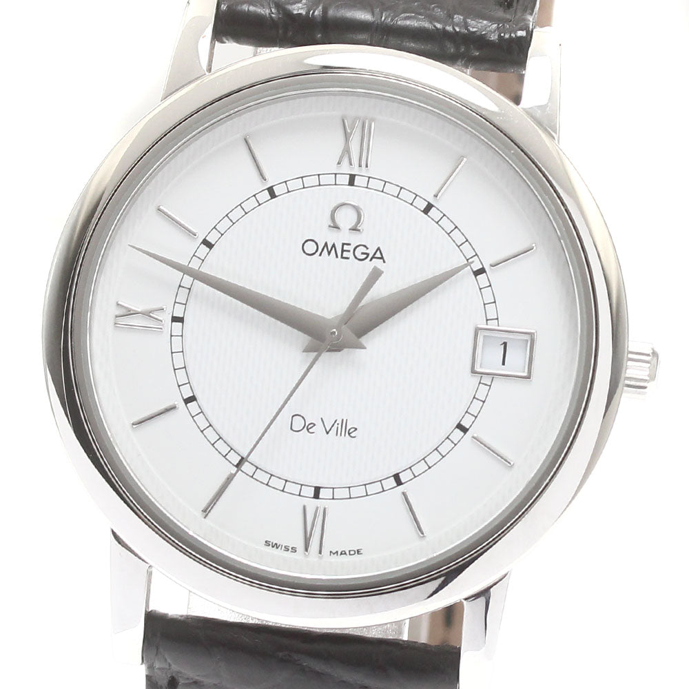 OMEGA De Ville Prestige 7824.21.01 Date white Dial Quartz Men's Watch_878736