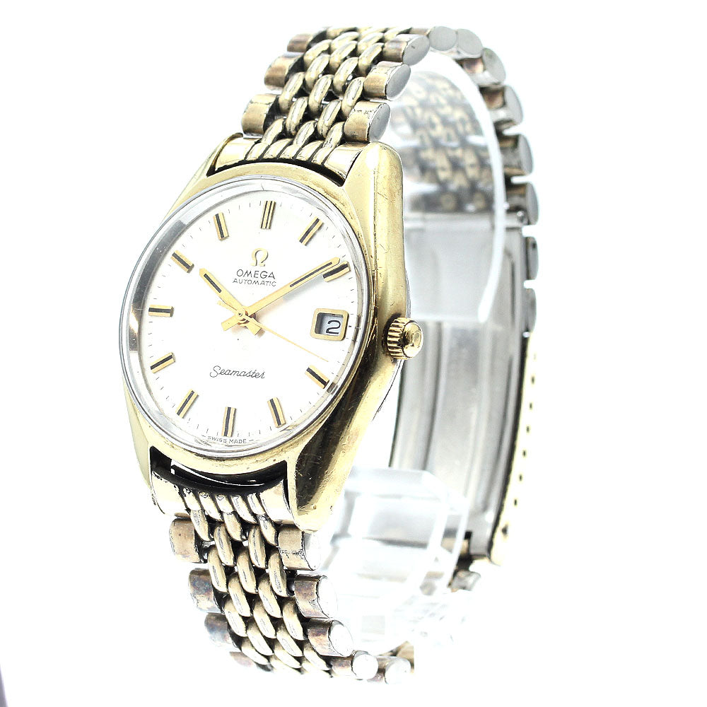 OMEGA Seamaster 166.067 Date Cal.565 Silver Dial Automatic Men's Watch_878737