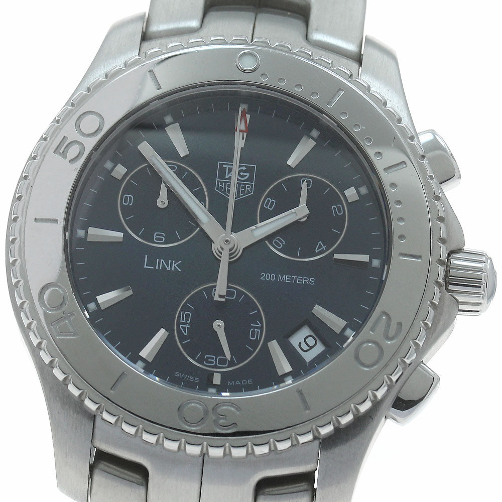 TAG HEUER Link CJ1112 Date Chronograph Navy Dial Quartz Men's Watch_878746
