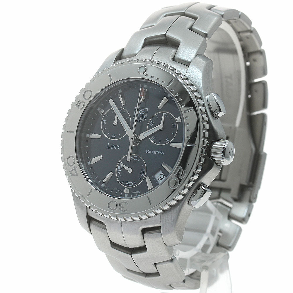 TAG HEUER Link CJ1112 Date Chronograph Navy Dial Quartz Men's Watch_878746