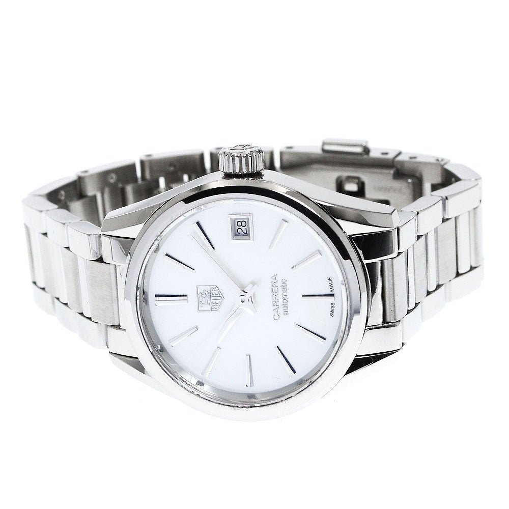 TAG HEUER Carrera Caliber 9 WAR2411-2 White shell dial Automatic Ladies_878755