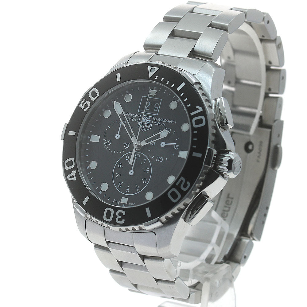 TAG HEUER Aqua racer CAN1010 Chronograph black Dial Quartz Men's Watch_878756