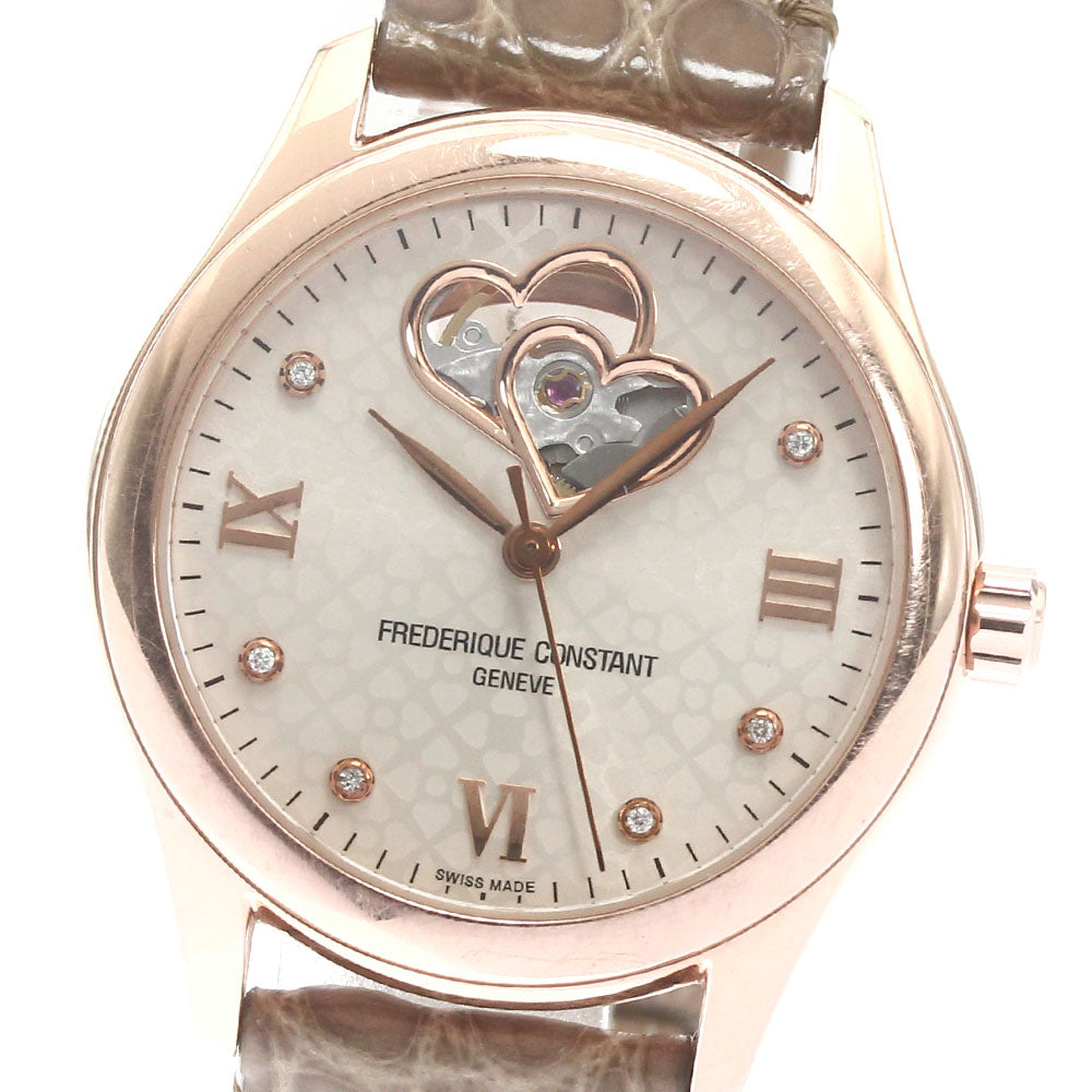 FREDERIQUE CONSTANT Heartbeat FC-303/310X3B/BD/4/6 6P diamond gold Dial Automatic Ladies Watch_878764