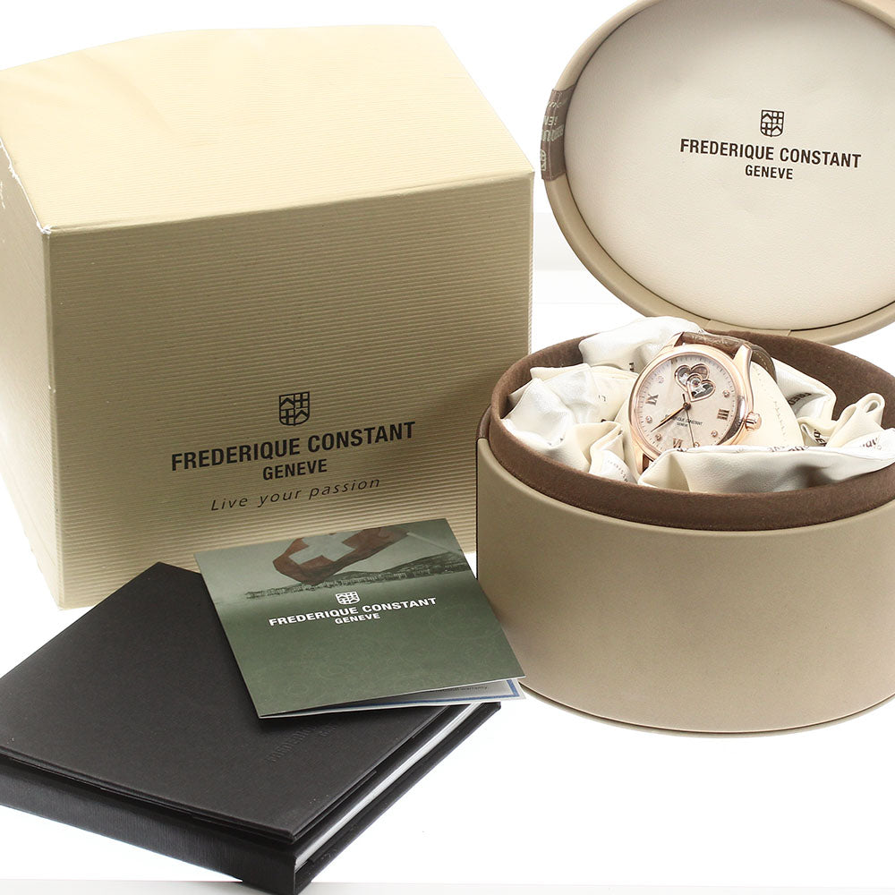 FREDERIQUE CONSTANT Heartbeat FC-303/310X3B/BD/4/6 6P diamond gold Dial Automatic Ladies Watch_878764