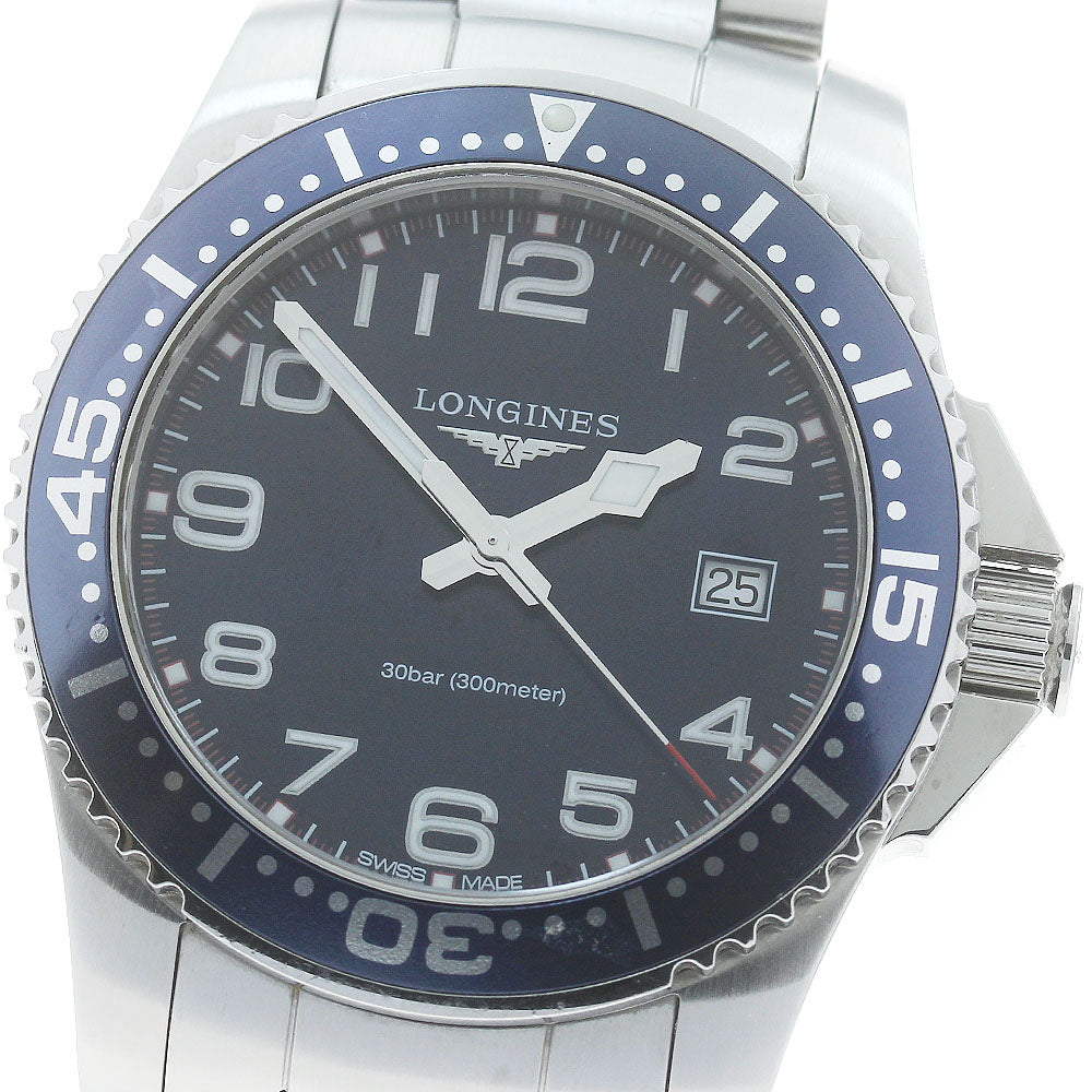 LONGINES Hydro Conquest L3.689.4 Date black Dial Quartz Men's Watch_878772