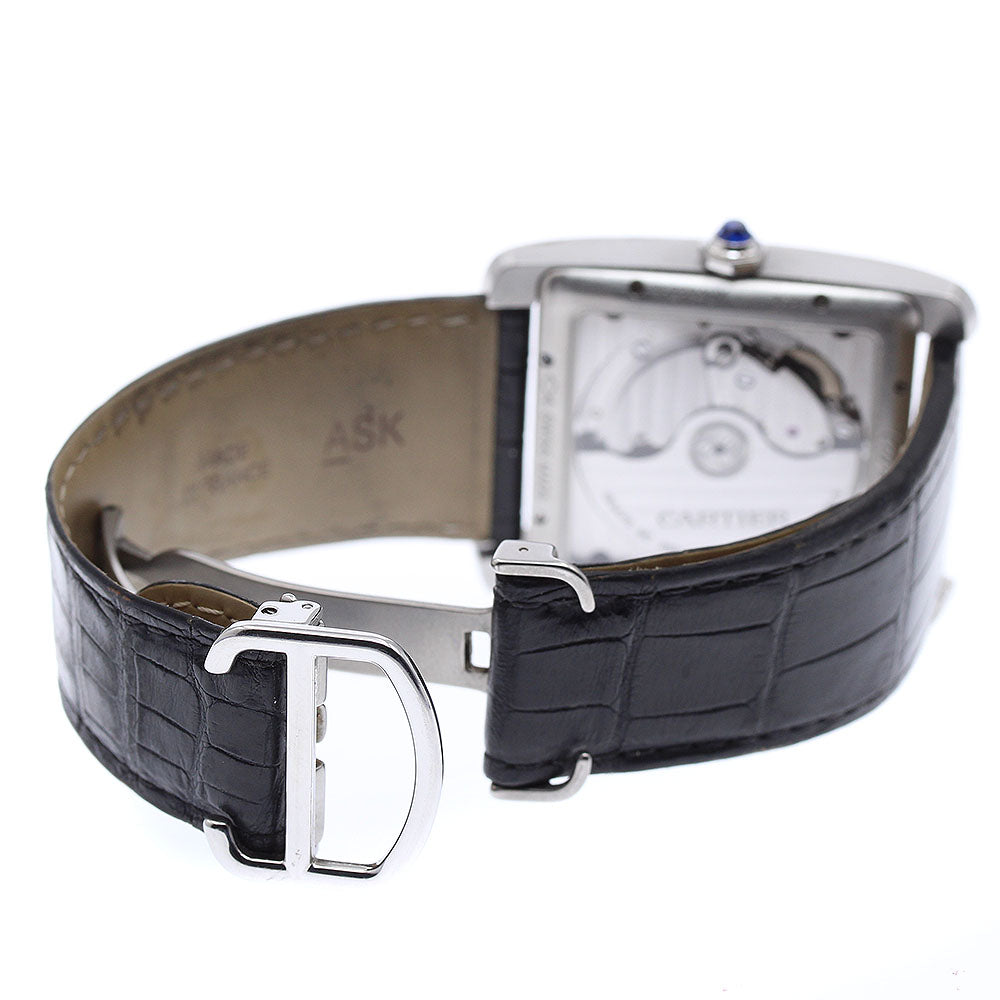 CARTIER Tank MC LM W5330003 Small seconds Silver Dial Automatic Men's Watch_878783