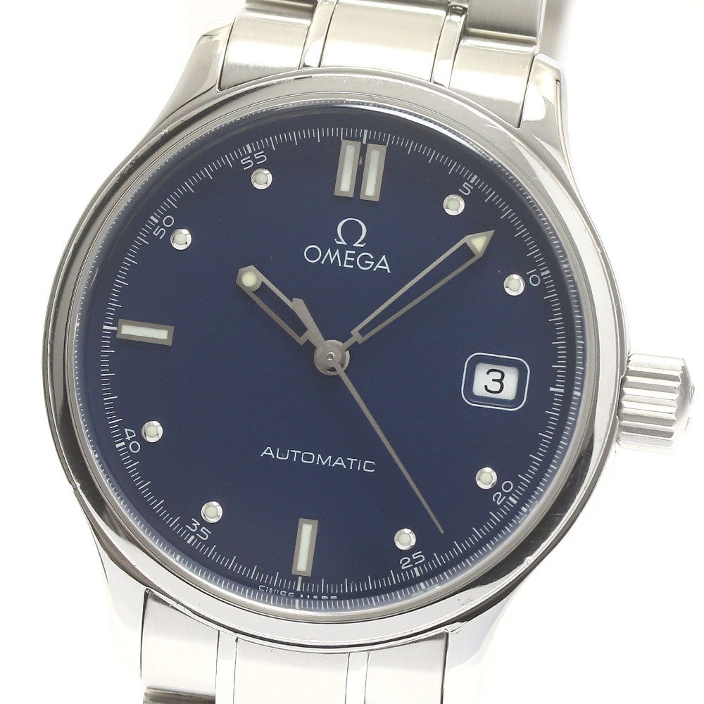 OMEGA Classic 5203.80 Date Navy Dial Automatic Men's Watch_878784