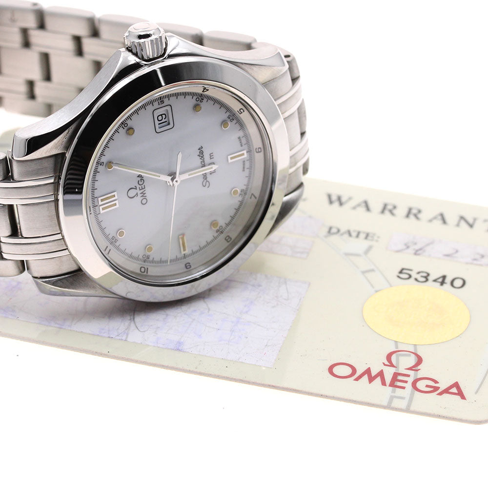 OMEGA Seamaster120 2511.20 Date white Dial Quartz Men's Watch_878806