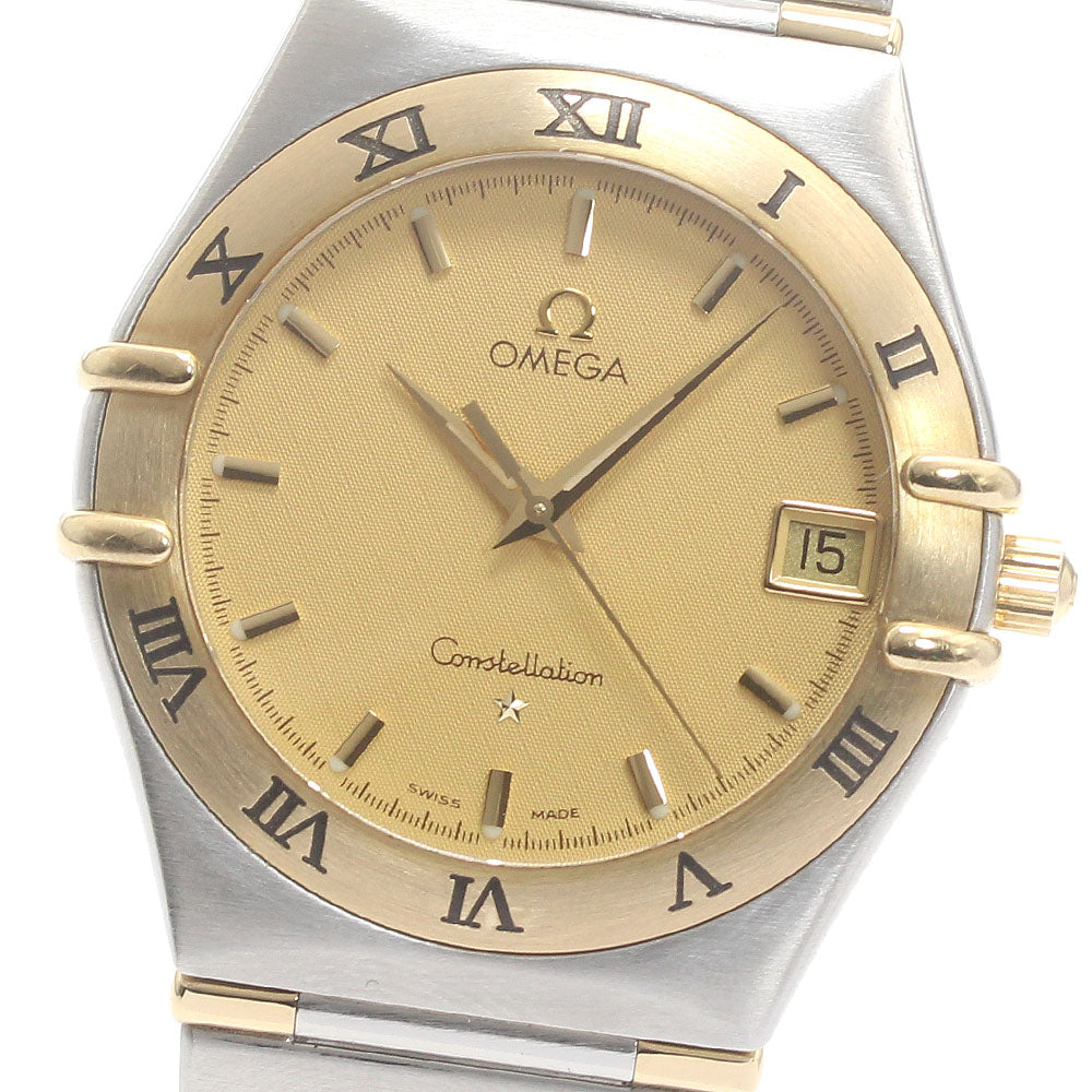OMEGA Constellation 1312.10 Date gold Dial Quartz Men's Watch_878811