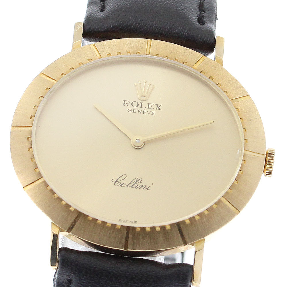 ROLEX Cellini 4083 cal.1601 gold Dial Hand Winding Men's Watch_878813