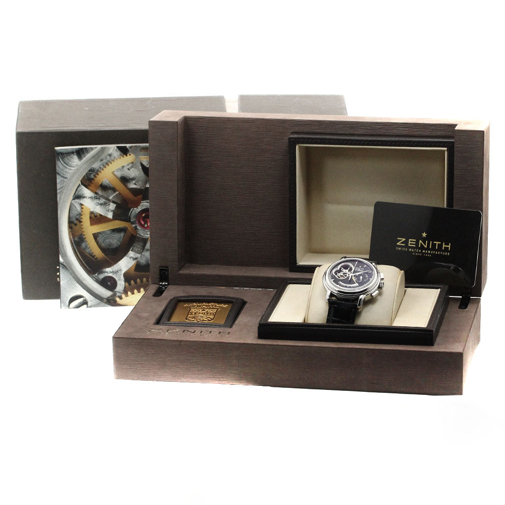 ZENITH Chronomaster T Open 03.0240.4021/21.M240 Power reserve small seconds black Dial Automatic Men's Watch_878835