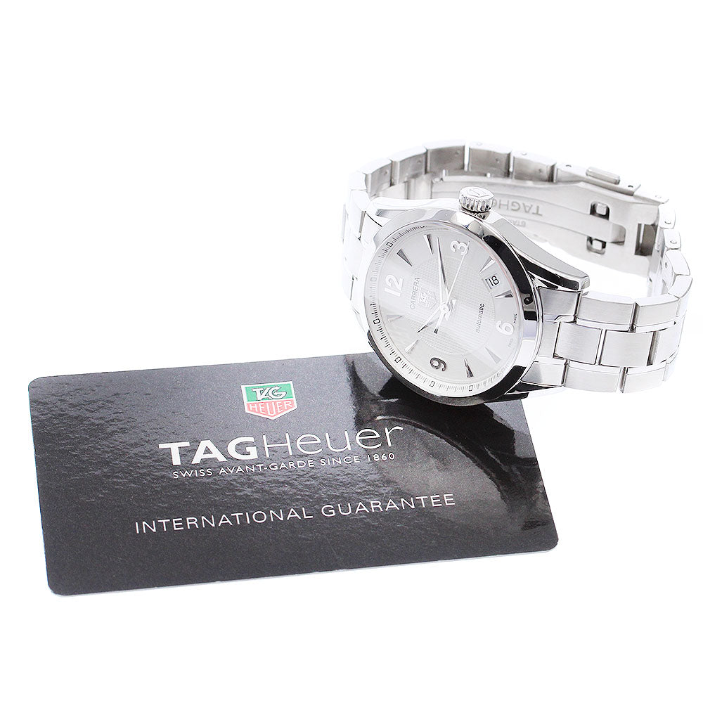 TAG HEUER Carrera WV2210 Date Silver Dial Automatic Men's Watch_878838